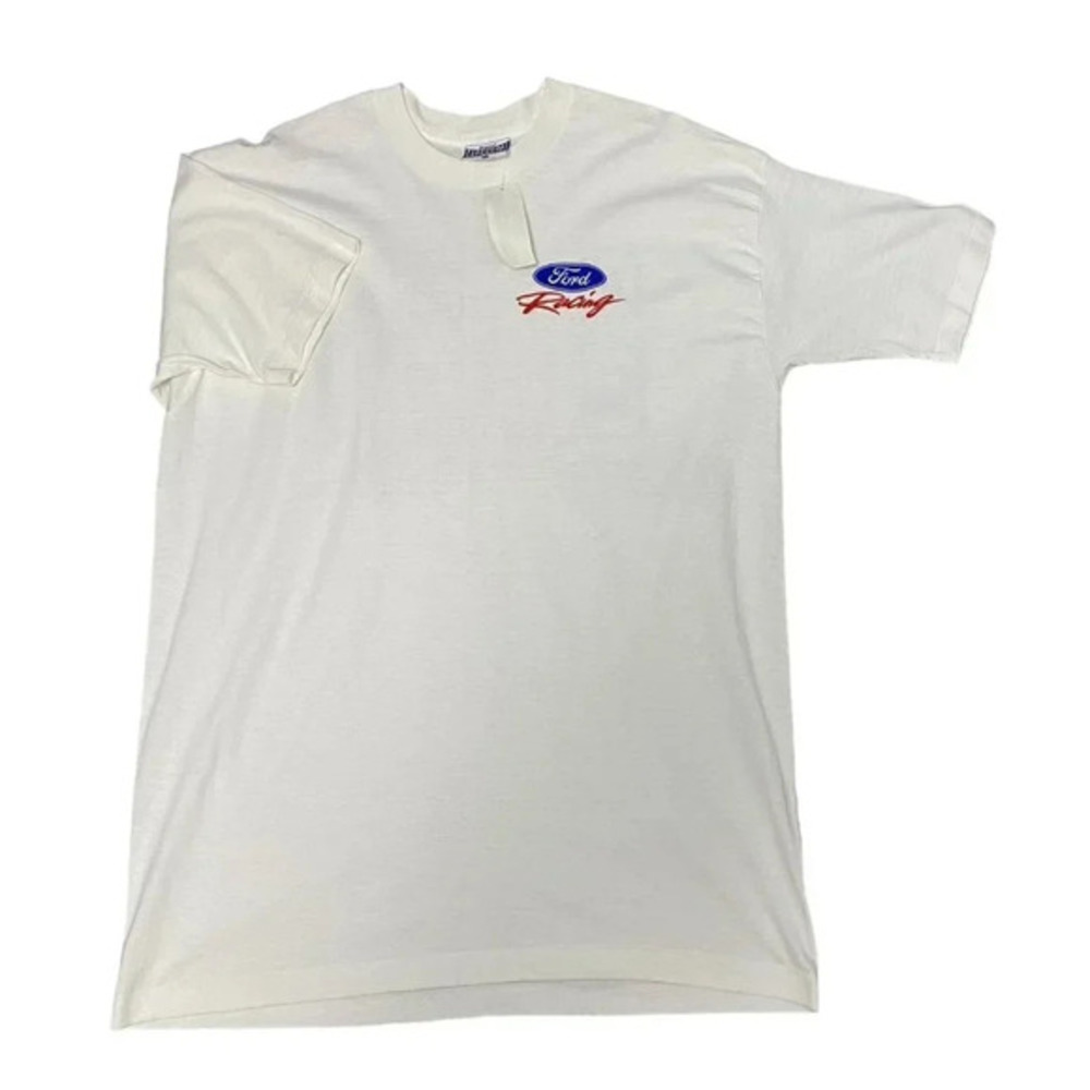 Vintage 90s Ford Racing Team single stitch t-shirt XXL Official Pit Crew NWT